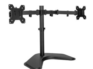ACT Essentials AC8363 | Monitorarm voor 2 Schermen tot 32" | 8kg per Scherm | VESA 75x75 / 100x100 | Bureauvoet