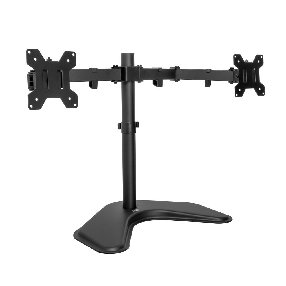ACT Essentials AC8363 | Monitorarm voor 2 Schermen tot 32" | 8kg per Scherm | VESA 75x75 / 100x100 | Bureauvoet 1 ACT Essentials AC8363 | Monitorarm voor 2 Schermen tot 32" | 8kg per Scherm | VESA 75x75 / 100x100 | Bureauvoet