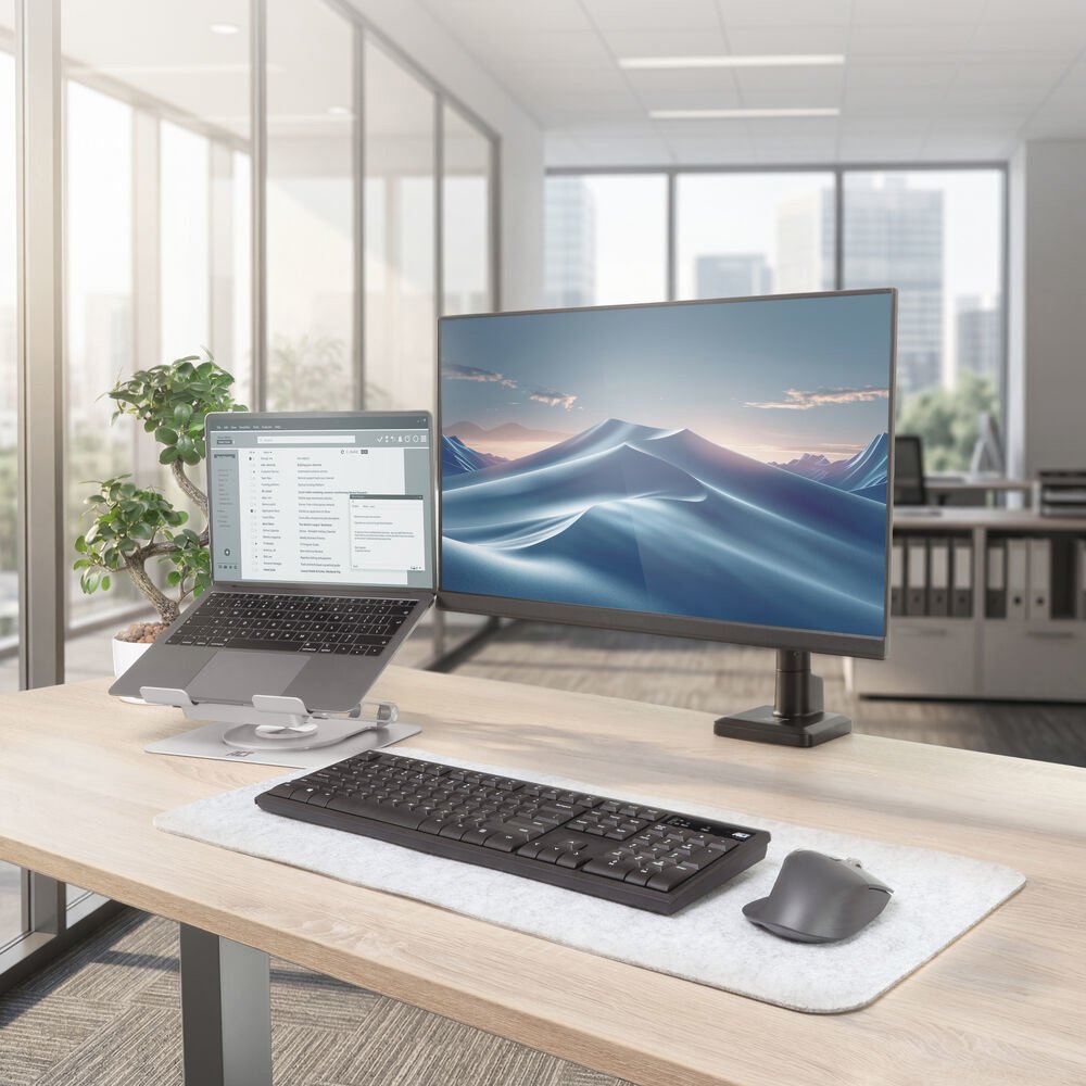 ACT AC8106 | 360° Draaibare Laptopstandaard | Met Ventilator | Traploos Verstelbaar 4 ACT AC8106 | 360° Draaibare Laptopstandaard | Met Ventilator | Traploos Verstelbaar - Afbeelding 4