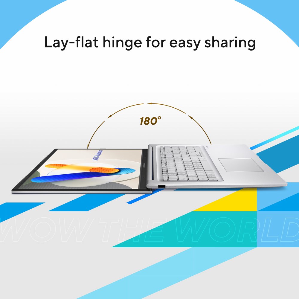 ASUS Vivobook 17 X1704VA | 17.3'' Full HD IPS | Intel Core 5 120U | 16GB RAM | 512B SSD | W11 Home | Quiet Blue 3 ASUS Vivobook 17 X1704VA | 17.3'' Full HD IPS | Intel Core 5 120U | 16GB RAM | 512B SSD | W11 Home | Quiet Blue - Afbeelding 3