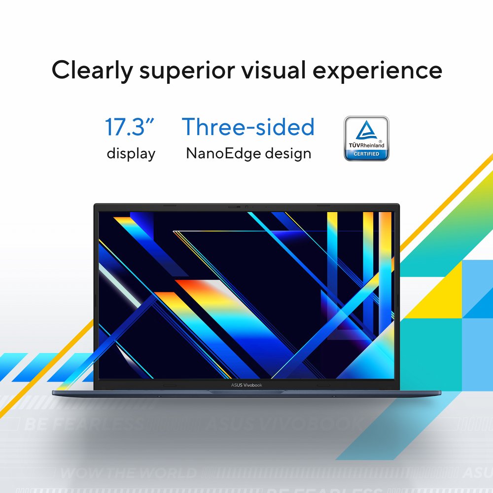 ASUS Vivobook 17 X1704VA | 17.3'' Full HD IPS | Intel Core 5 120U | 16GB RAM | 512B SSD | W11 Home | Quiet Blue 5 ASUS Vivobook 17 X1704VA | 17.3'' Full HD IPS | Intel Core 5 120U | 16GB RAM | 512B SSD | W11 Home | Quiet Blue - Afbeelding 5
