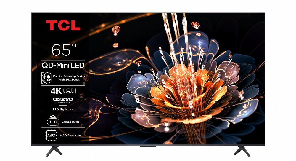 TCL 65C69KS 65" | 4K QD-Mini LED Smart TV | Google TV | Dolby Vision | Zwart 1 TCL 65C69KS 65" | 4K QD-Mini LED Smart TV | Google TV | Dolby Vision | Zwart