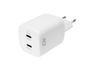 ACT AC2175 | 100W USB-C-lader | 2× USB-C | Power Delivery 3.2 | PPS & AVS | GaNFast