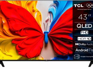 TCL 43S51K 43" | Full HD QLED Smart TV | Google TV | HDR10 | Zwart