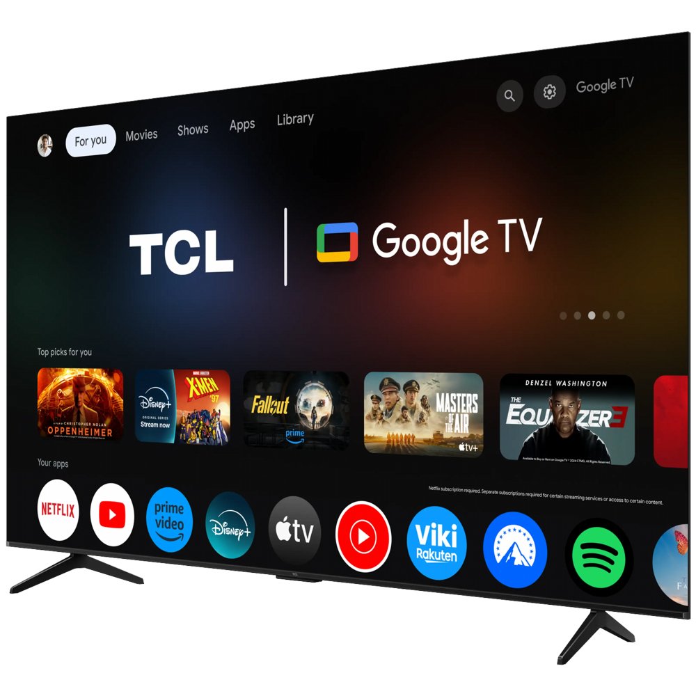 TCL 85T69C 85" | 4K QLED Smart TV | Google TV | Dolby Vision | Zwart 2 TCL 85T69C 85" | 4K QLED Smart TV | Google TV | Dolby Vision | Zwart - Afbeelding 2