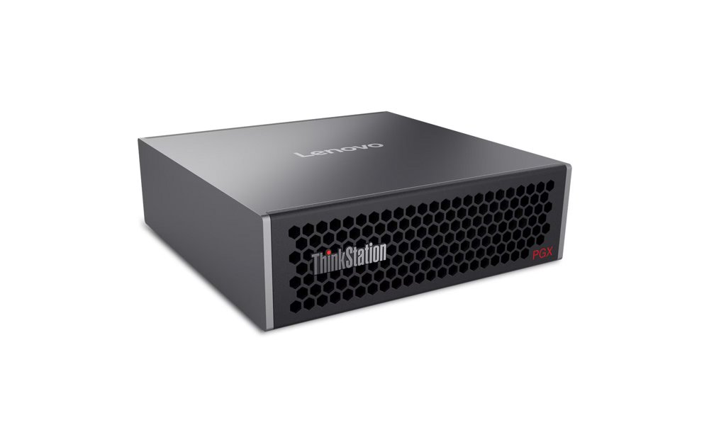 Lenovo ThinkStation PGX | NVIDIA GB10 Grace Blackwell | 128GB LPDDR5X | 1TB SSD | AI Supercomputer 1 Lenovo ThinkStation PGX | NVIDIA GB10 Grace Blackwell | 128GB LPDDR5X | 1TB SSD | AI Supercomputer