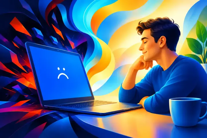 Blauw scherm oplossen zonder onnodige stress